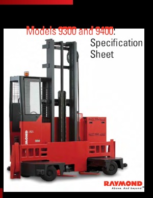 Električni bočni viličari RAYMOND 9300-SL40TT