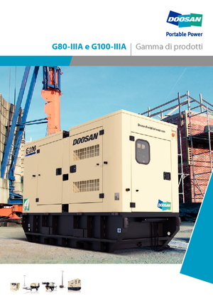 Dizelski generatori Doosan G80-IIIA 