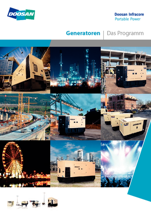 Dizelski generatori Doosan G60-IIIA 