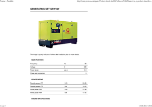Dizelski generatori PRAMAC Lifter GSW 35 Y