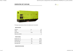 Dizelski generatori PRAMAC Lifter GSW 760 M