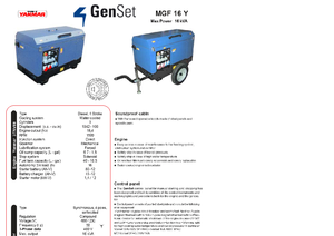 Dizelski generatori GenSet MGF 16 Y
