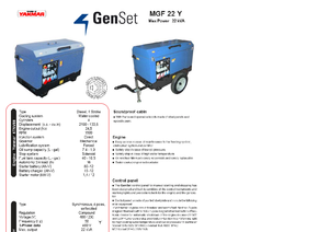 Dizelski generatori GenSet MGF 22 Y