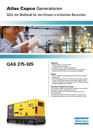 Dizelski generatori Atlas Copco QAS 325 VDS