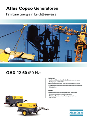 Dizelski generatori Atlas Copco QAX 30 Dd FW
