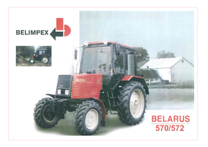 2WD traktori Belarus 570
