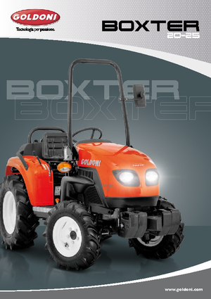 2WD traktori Goldoni Boxter 25 Garten