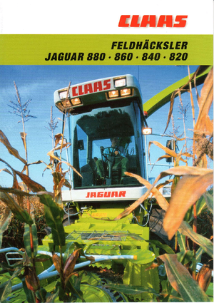4WD krmni kombajni Claas Jaguar 860