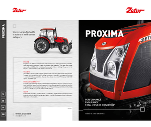 4WD traktori Zetor Proxima 100 HR