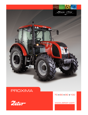 4WD traktori Zetor Proxima 100 HR