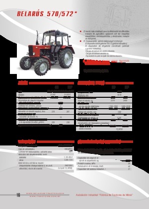 2WD traktori Belarus 570