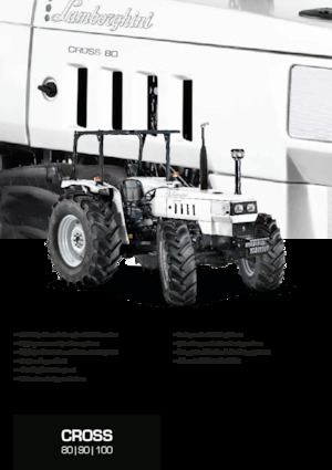 2WD traktori Lamborghini Cross 100