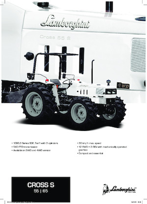 2WD traktori Lamborghini Cross S 65