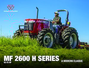 2WD traktori Massey Ferguson MF 2607 H