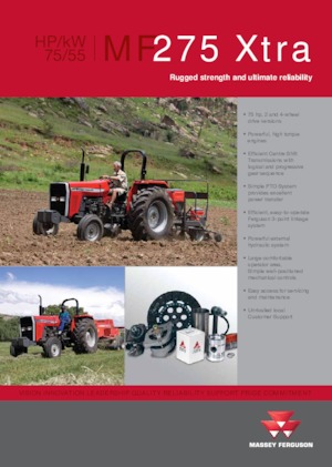 2WD traktori Massey Ferguson MF 275 Xtra