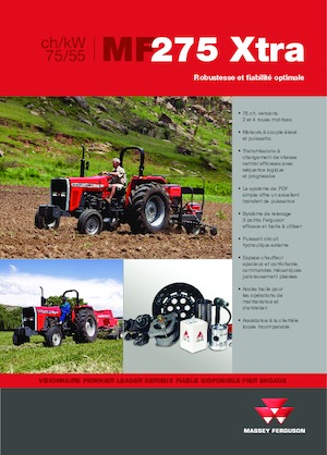 2WD traktori Massey Ferguson MF 275 Xtra
