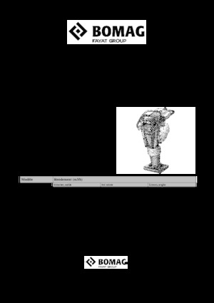 Nabijači na benzin i dizel Bomag BVT 65