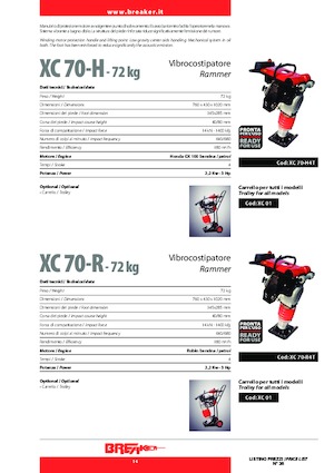 Nabijači na benzin i dizel Breaker XC 70 H 4 T