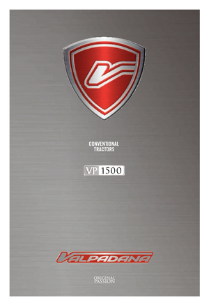 4WD traktori Valpadana 1540