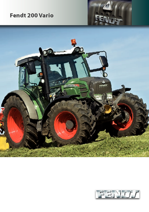 4WD traktori Fendt 207 Vario
