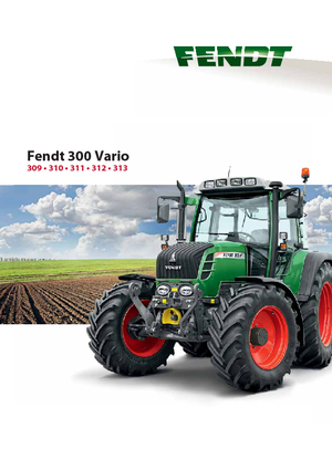 4WD traktori Fendt 309 Vo Vario