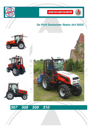 4WD traktori Dexheimer 509 Si