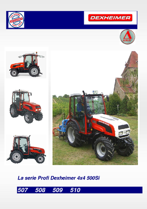 4WD traktori Dexheimer 509 Si