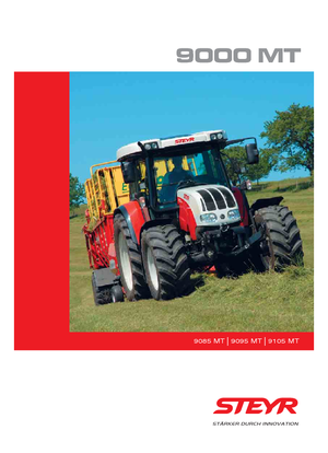 4WD traktori Steyr 9085 MT Basis