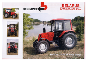 4WD traktori Belarus 920 F