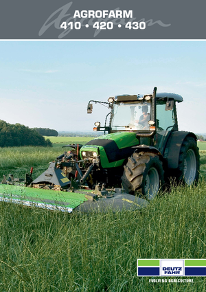 4WD traktori DEUTZ-FAHR Agrofarm 420 TTV