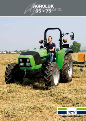 4WD traktori DEUTZ-FAHR Agrolux 75