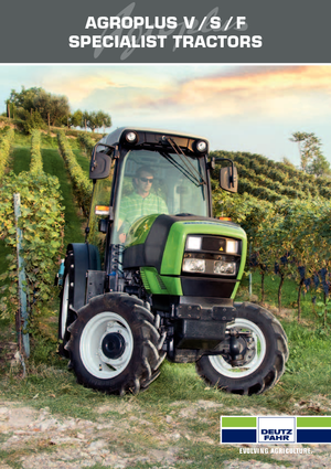 4WD traktori DEUTZ-FAHR Agroplus F 320 GS DT
