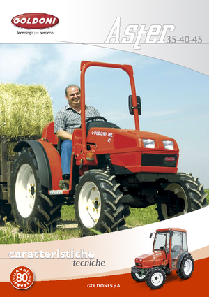 4WD traktori Goldoni Aster 40