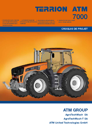 4WD traktori Terrion ATM 7400
