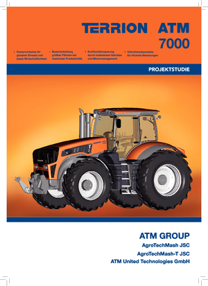 4WD traktori Terrion ATM 7400