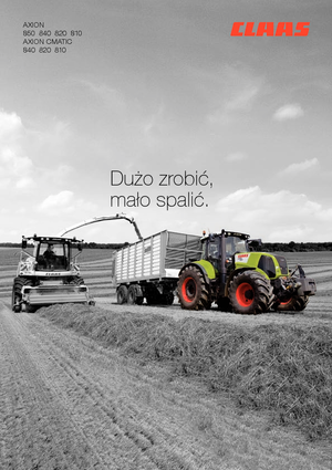 4WD traktori Claas Axion 810