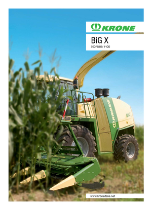 4WD krmni kombajni Krone BiG X 700