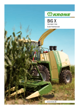 4WD krmni kombajni Krone BiG X 700