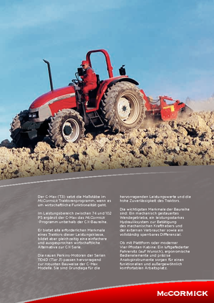 4WD traktori McCormick C 110 Max