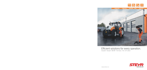 4WD traktori Steyr 4095 Kompakt Basis