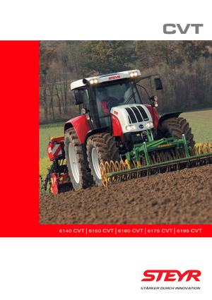 4WD traktori Steyr CVT 6195 Basis
