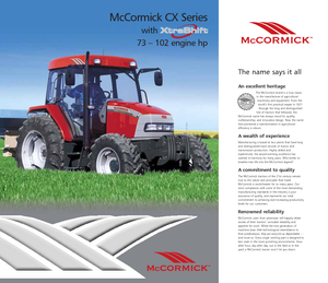 4WD traktori McCormick CX 105