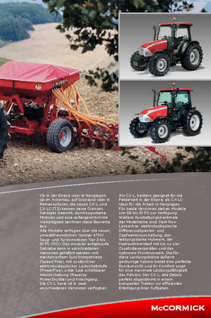 4WD traktori McCormick CX 85 LC