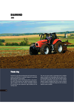 4WD traktori SAME Diamond 265