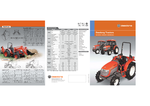 4WD traktori Kioti DK 551