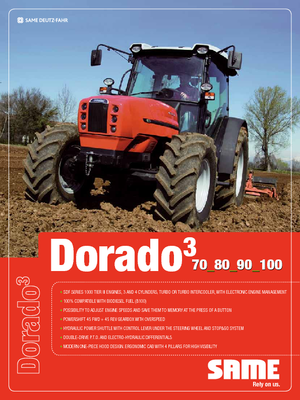 4WD traktori SAME Dorado 70 DT A