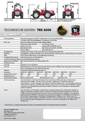 4WD traktori Carraro Ergit TRX 6500