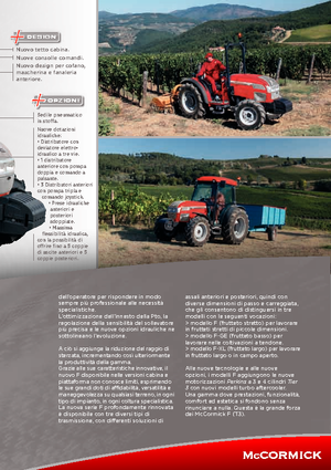 4WD traktori McCormick F 120 XL