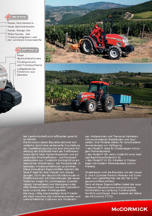 4WD traktori McCormick F 100 GE