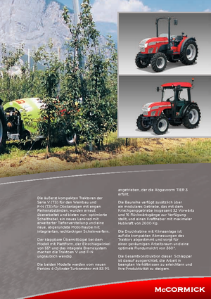 4WD traktori McCormick F90N